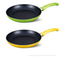 Yellow Green Non Stick Induction Frying Pan 26cm For Oven